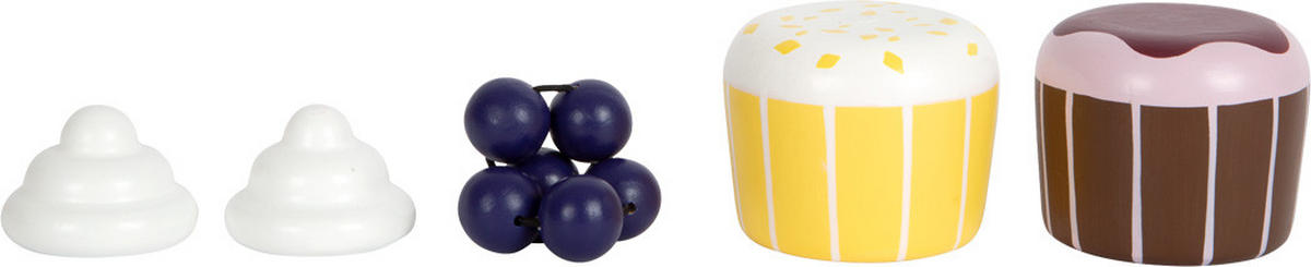 SPIELGESCHIRR  - Multicolor, Basics, Holz/Textil (10/11/8cm) - small foot