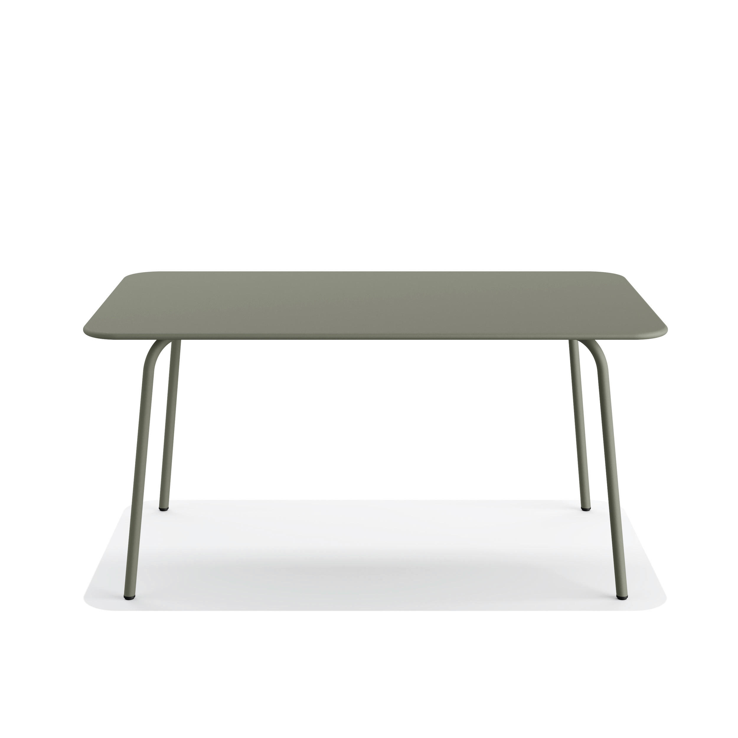 GARTENTISCH Metall rechteckig  - Grün, Basics, Metall (160/73/90cm)