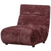 SESSEL in Chenille Aubergine  - Aubergine/Schwarz, Design, Kunststoff/Textil (75/82/96cm) - Livetastic