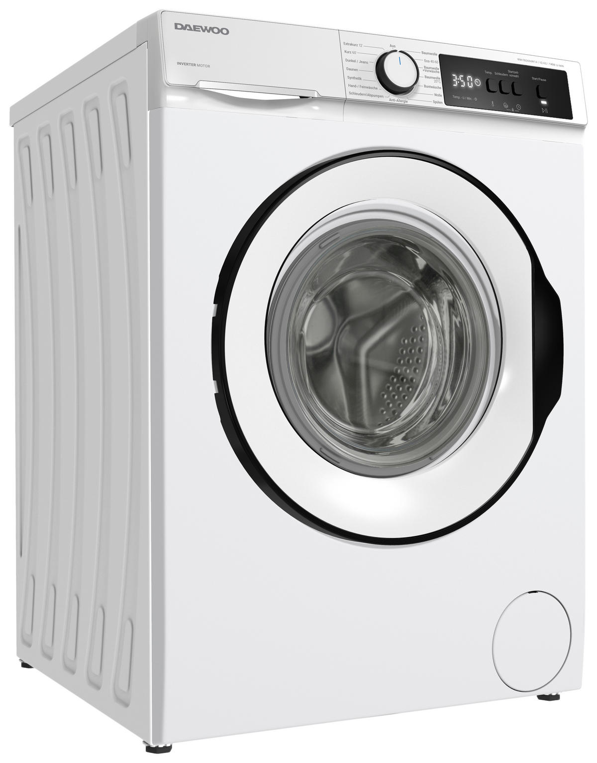 WASCHMASCHINE WM-FB2694W1A-DE  - Weiß, Basics, Glas/Kunststoff (59,7/84,5/63,2cm) - Daewoo