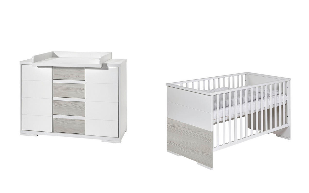 BABYZIMMER Maxx Boathouse  - Weiß/Pinienfarben, Basics, Holz/Holzwerkstoff - Schardt
