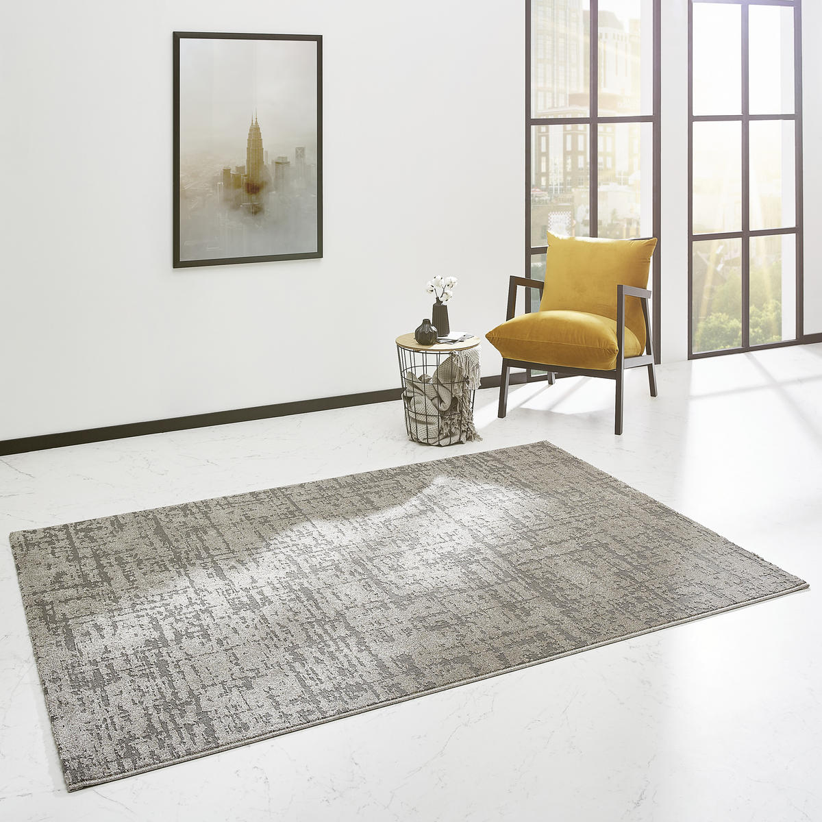 WEBTEPPICH 133/195 cm Trento Taupe, Dunkelbraun  - Taupe/Dunkelbraun, Design, Textil (133/195cm)