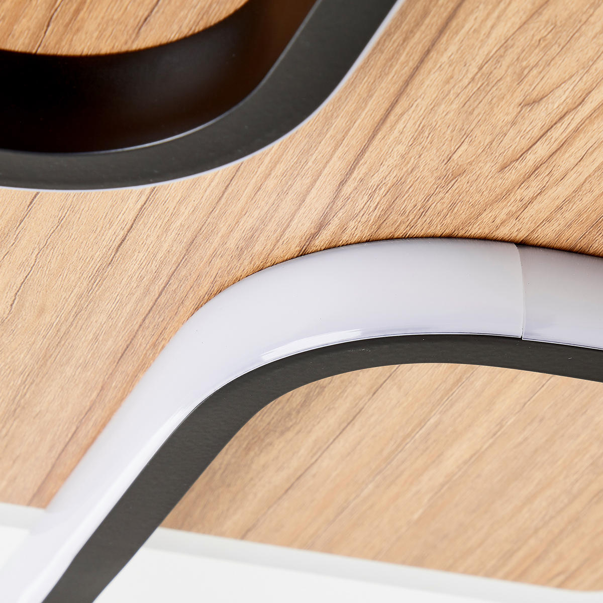 LED-DECKENLEUCHTE 62/7/62 cm   - Weiß, Design, Kunststoff/Metall (62/7/62cm) - Brilliant