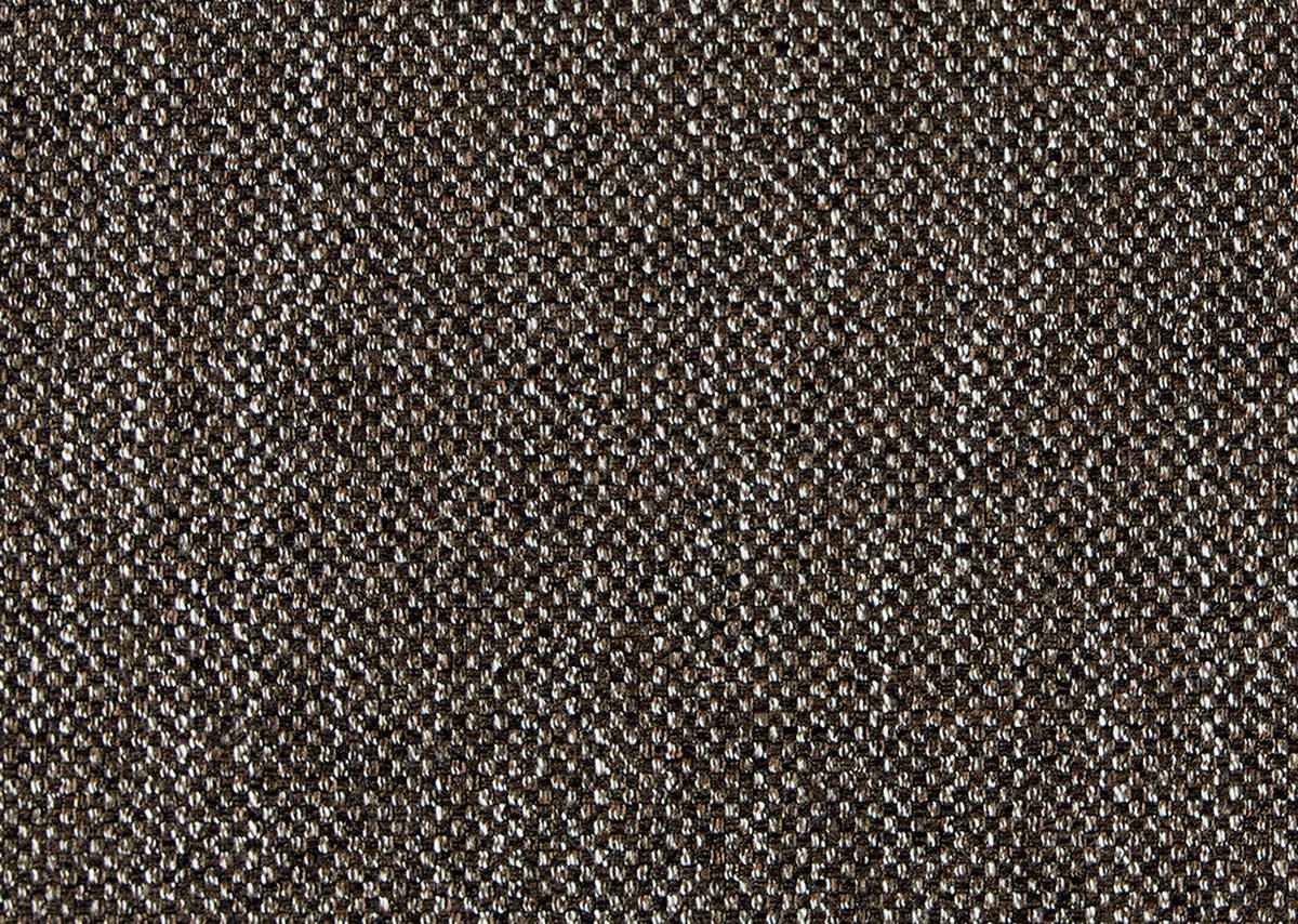 ECKSOFA in Flachgewebe Dunkelbraun  - Dunkelbraun/Schwarz, Design, Textil/Metall (210/260cm) - Johann Jakob