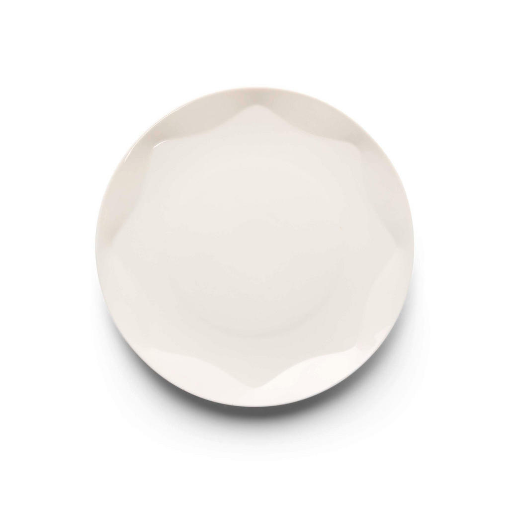 Essenza MĚLKÝ TALÍŘ, keramika, 27 cm - bílá