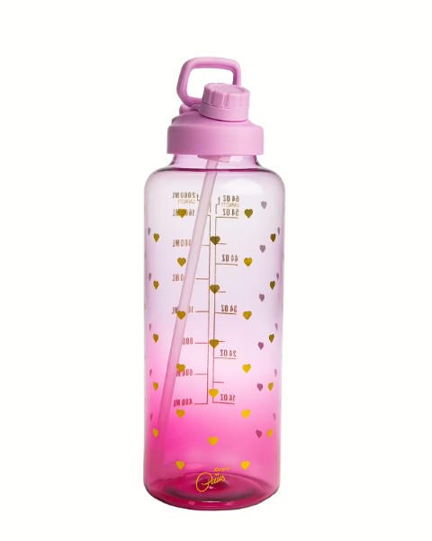VATTENFLASKA Paris Hilton  - ljusrosa, Basics, plast (1,8l) - Paris Hilton