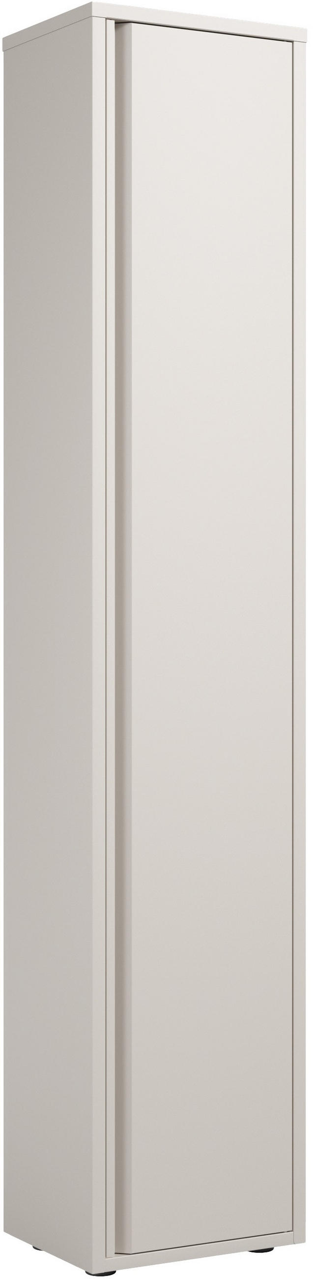 HOCHSCHRANK 38/192/30 cm  - Kaschmir/Schwarz, Design, Kunststoff/Metall (38/192/30cm) - home24