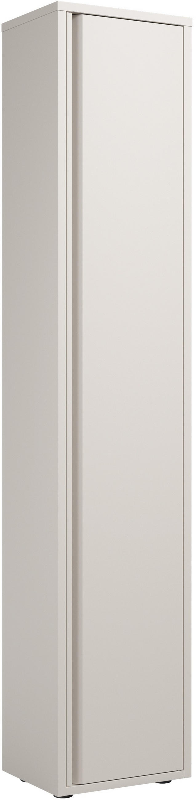 HOCHSCHRANK 38/192/30 cm  - Kaschmir/Schwarz, Design, Kunststoff/Metall (38/192/30cm) - home24