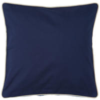 ZIERKISSEN  45/45 cm   - Blau/Ecru, Basics, Textil (45/45cm) - Novel