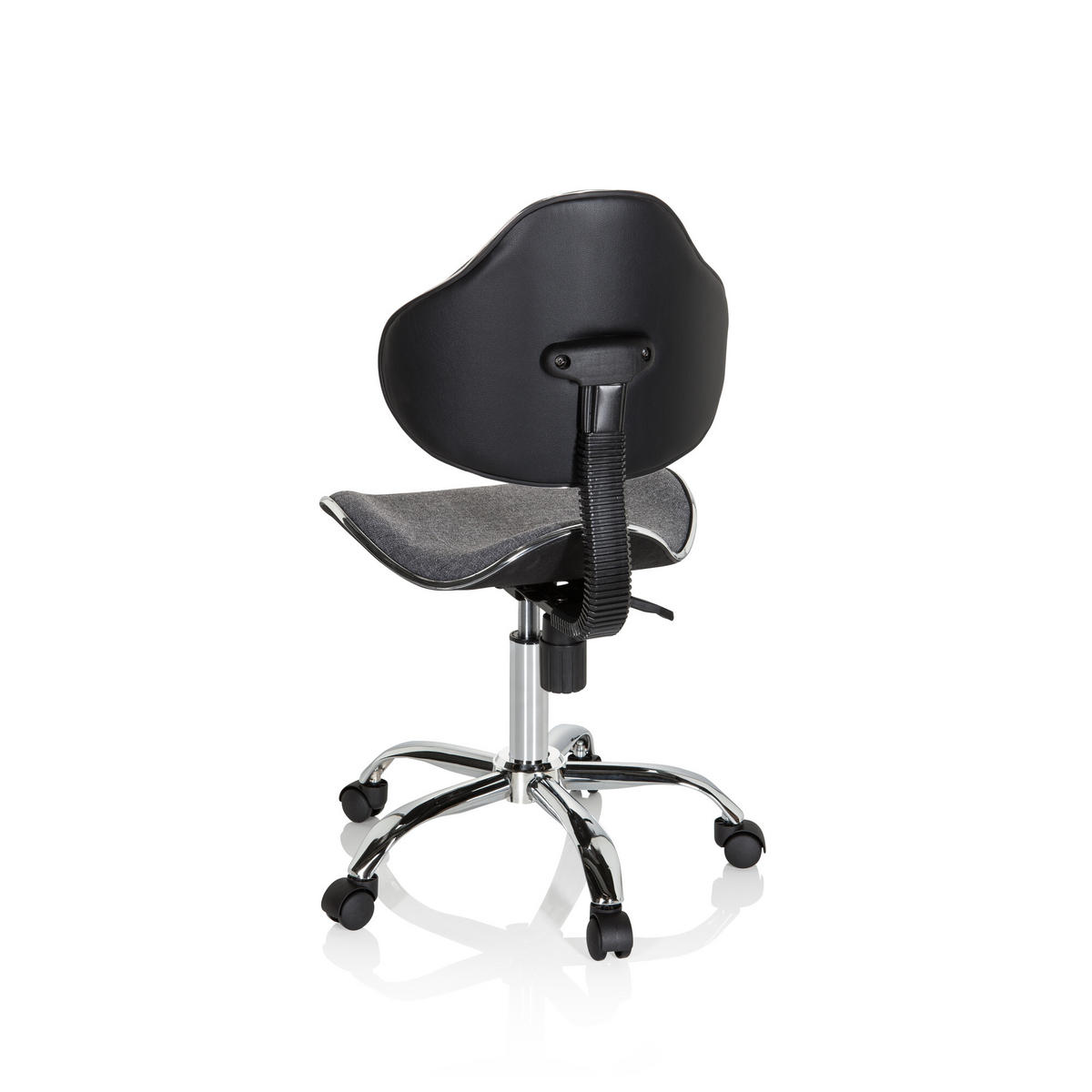 JUGENDDREHSTUHL Grau  - Grau, Basics, Kunststoff (47/87-98/49cm)