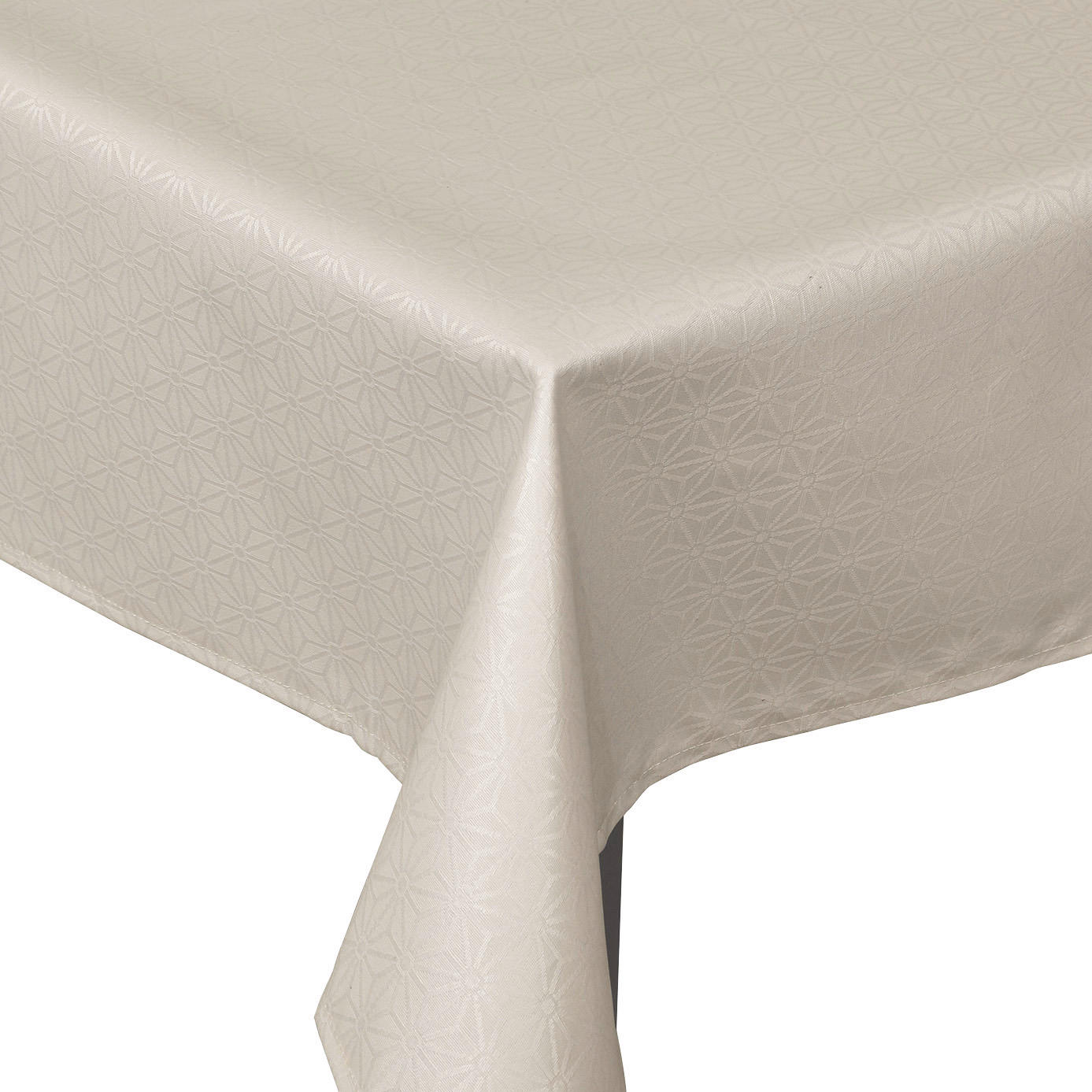 TISCHDECKE Textil beschichtet Greige 140/340 cm  - Greige, Basics, Textil (140/340cm)