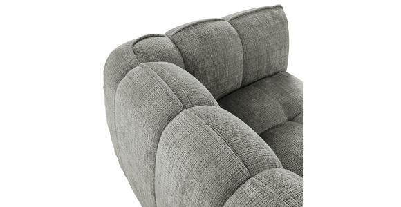 ECKSOFA in Chenille Dunkelgrau 172/272 cm - Dunkelgrau/Schwarz, KONVENTIONELL, Kunststoff/Textil (172/272cm) - Carryhome