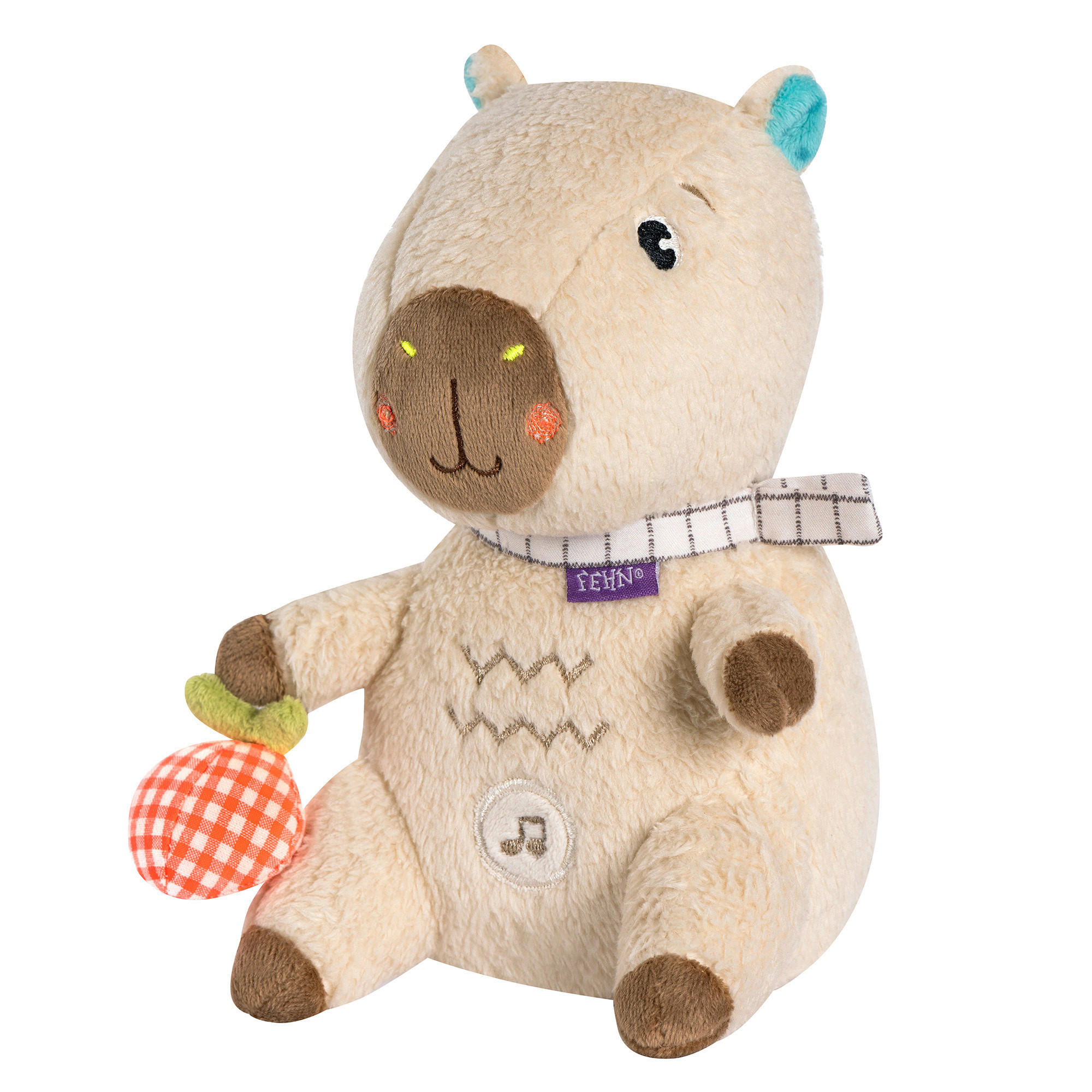 KUSCHELTIER Capybara Clara  - Multicolor, Basics, Textil (18/9/8,5cm) - Fehn