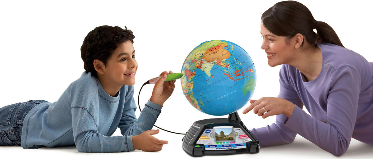 INTERAKTIVER VIDEOGLOBUS  - Multicolor, Trend, Kunststoff (30,5/38,1cm) - Vtech