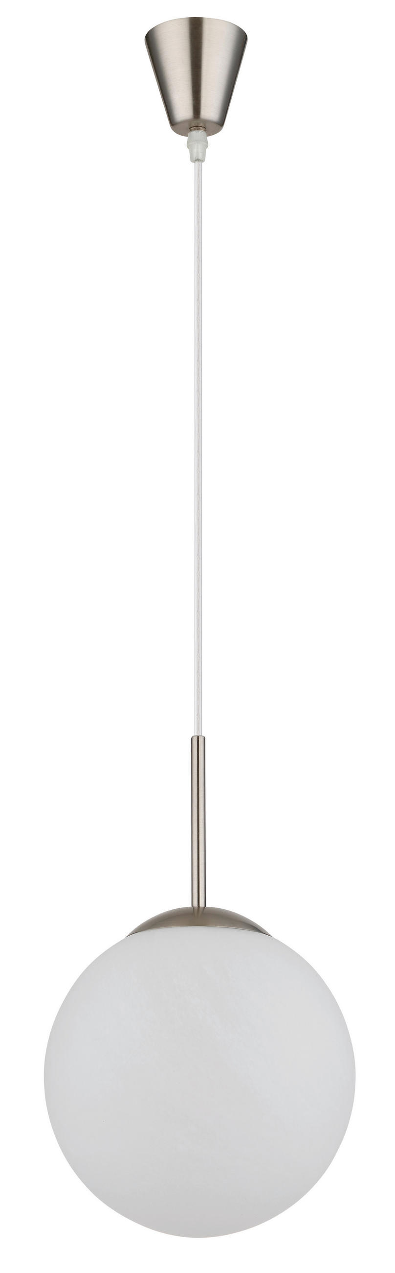 VISEČA SVETILKA  KOP      25/120 cm      E27 - barve niklja/opal, Basics, kovina/umetna masa (25/120cm)