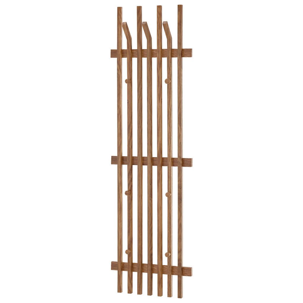 Thumbnail - Xxxl Garderobenpaneel Bantry, Eiche, Holz, Eiche, massiv, 40x135x11 cm, Aufhängemöglichkeit, Garderobe, Garderobenpaneel...