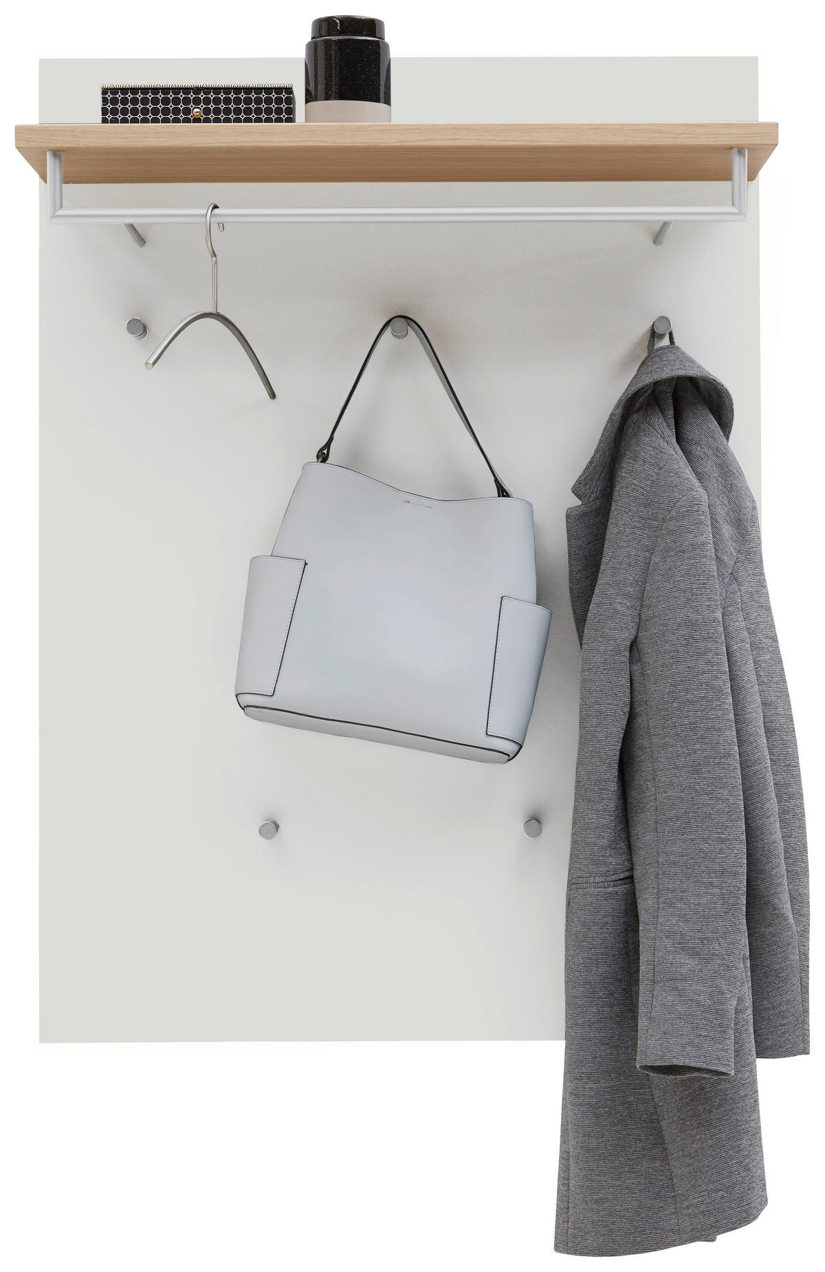 GARDEROBE 5-teilig  in 180/193/40 cm  - Weiss/Eichefarben, Design, Holz/Holzwerkstoff (180/193/40cm) - Dieter Knoll