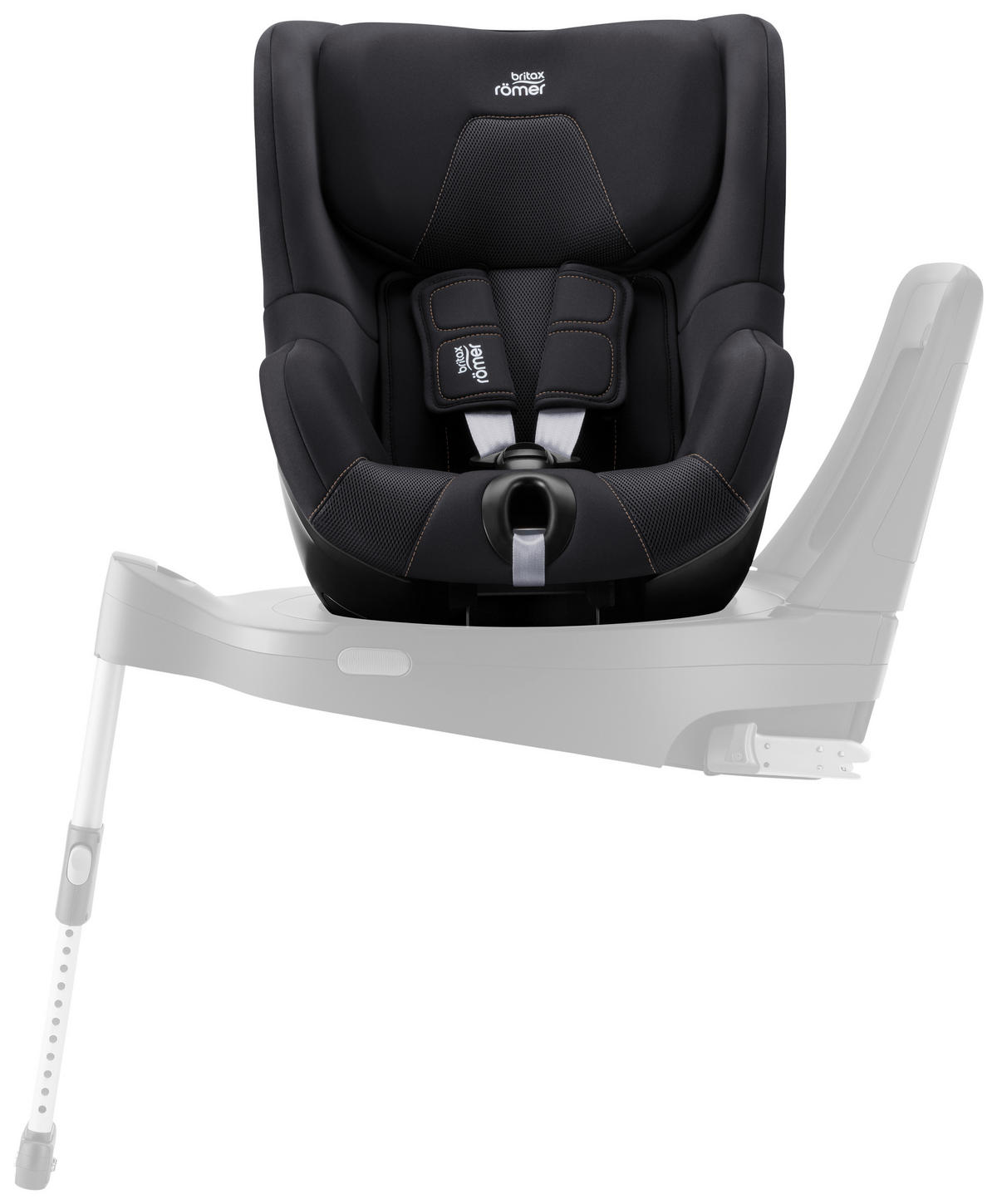 REBOARDER-KINDERSITZ DUALFIX 5Z  - Dunkelgrau, Basics, Textil (44/48cm) - Britax Römer