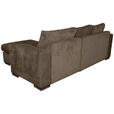 ECKSOFA Braun Webstoff  - Braun, KONVENTIONELL, Holz/Textil (170/235cm) - Carryhome
