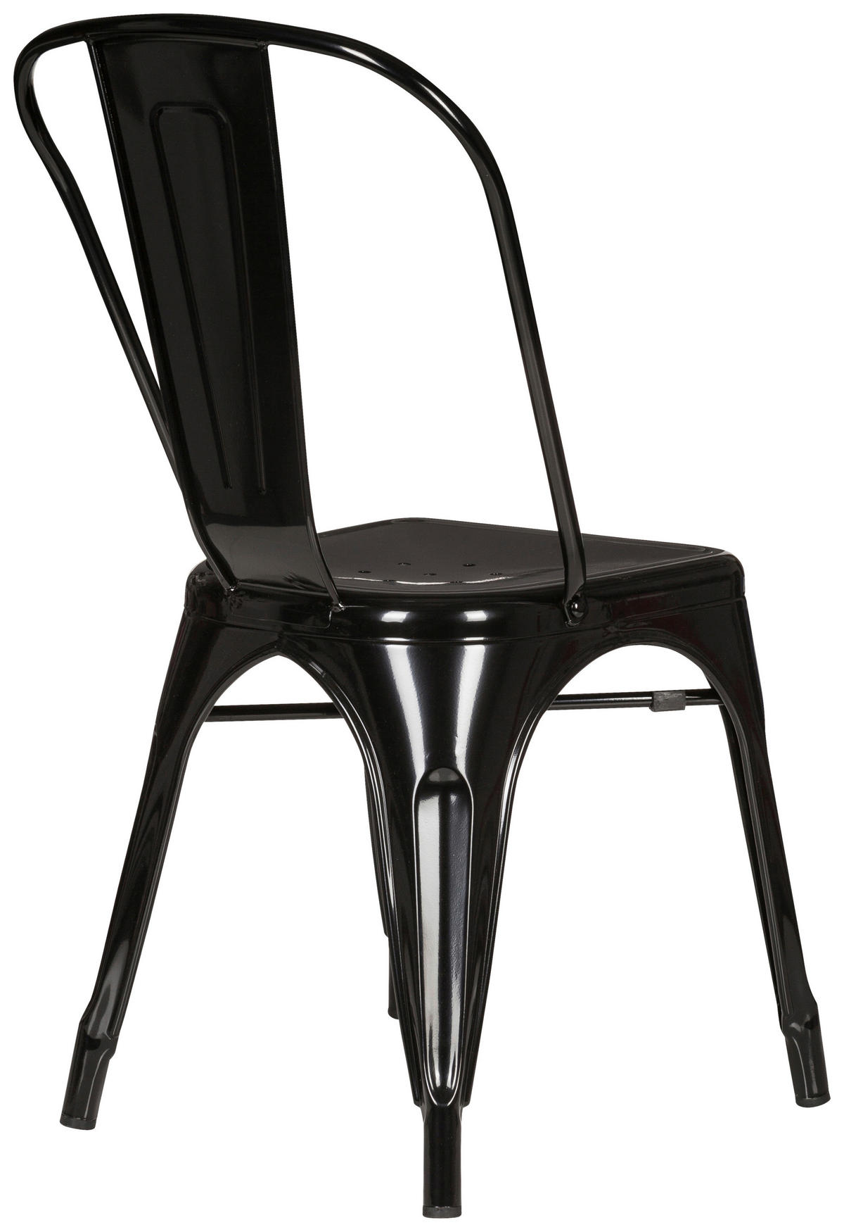STOL stål  - svart, Basics, metall (44/84/54cm) - MID.YOU