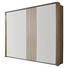 SCHWEBETÜRENSCHRANK in Weiß, Eichefarben - Eichefarben/Weiß, Design, Holzwerkstoff/Metall (226/210/62cm) - Carryhome SCHWEBETÜRENSCHRANK in Weiß, Eichefarben - Eichefarben/Weiß, Design, Holzwerkstoff/Metall (226/210/62cm) - Carryhome