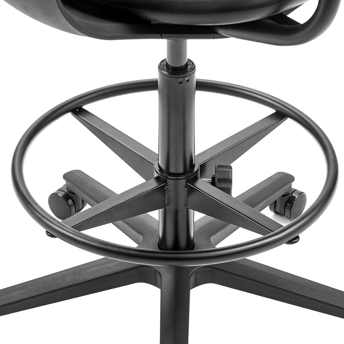 DREHSTUHL Schwarz  - Schwarz, MODERN, Kunststoff (45/119/53cm) - MID.YOU