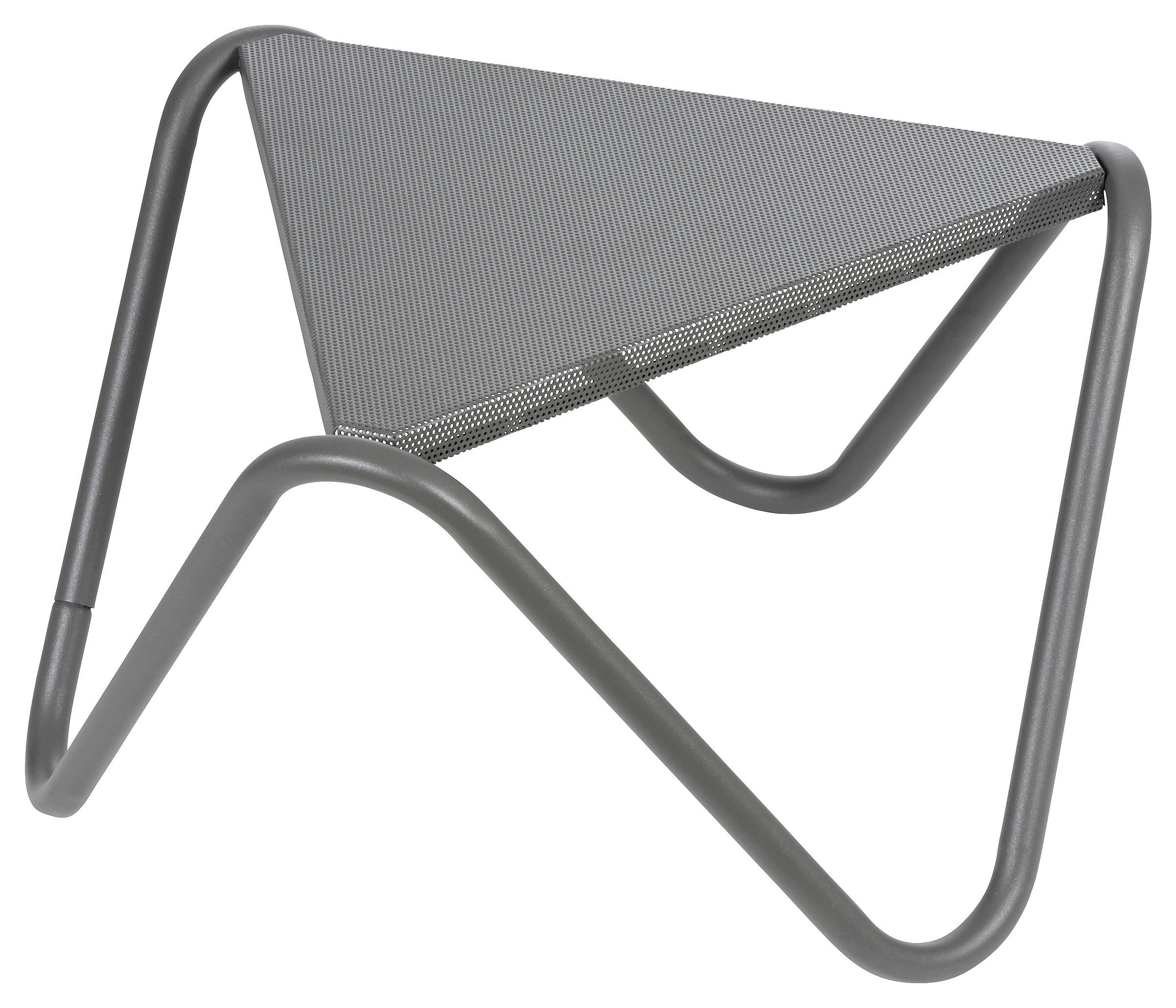 GARTENBEISTELLTISCH 57/57/32 cm Metall, Textil  - Anthrazit/Titanfarben, Basics, Textil/Metall (57/57/32cm) - Lafuma Mobilier