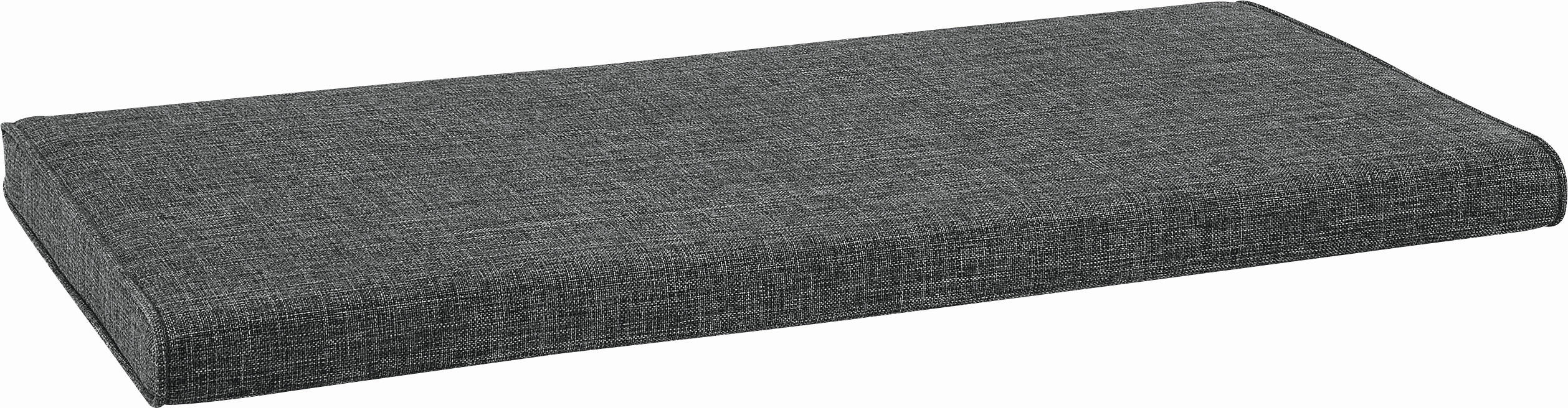 XXXLutz Sitzkissen Dunkelgrau 80x4x38 cm