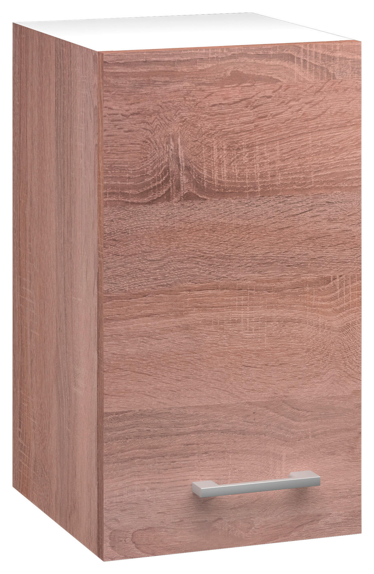 KÜCHENOBERSCHRANK 30/54,8/32 cm  in Sonoma Eiche, Weiß  - Alufarben/Weiß, KONVENTIONELL, Holzwerkstoff/Kunststoff (30/54,8/32cm) - FlexWell