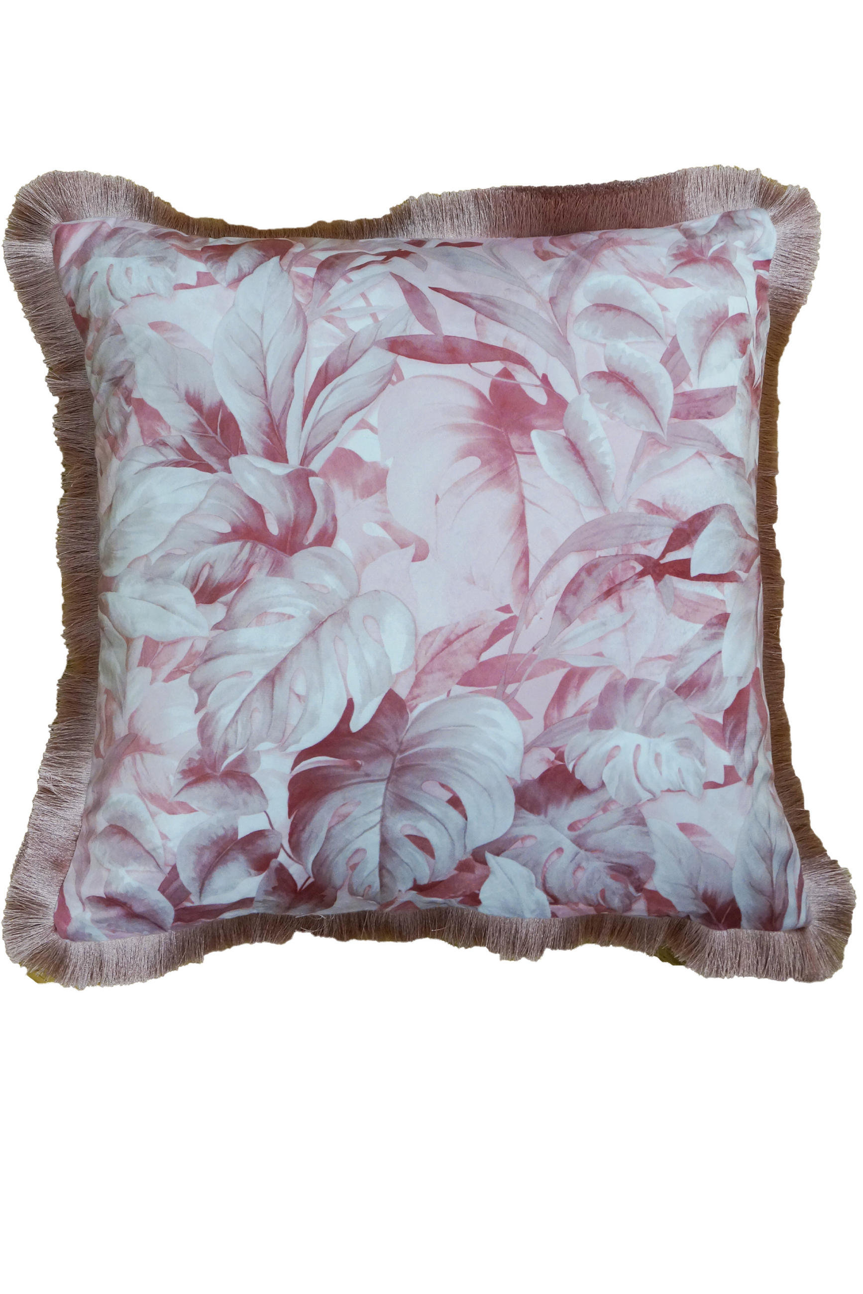 KUDDFODRAL 45/45 cm  - vit/rosa, Design, textil (45/45cm)
