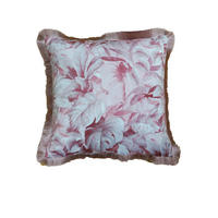 KUDDFODRAL 45/45 cm  - vit/rosa, Design, textil (45/45cm)