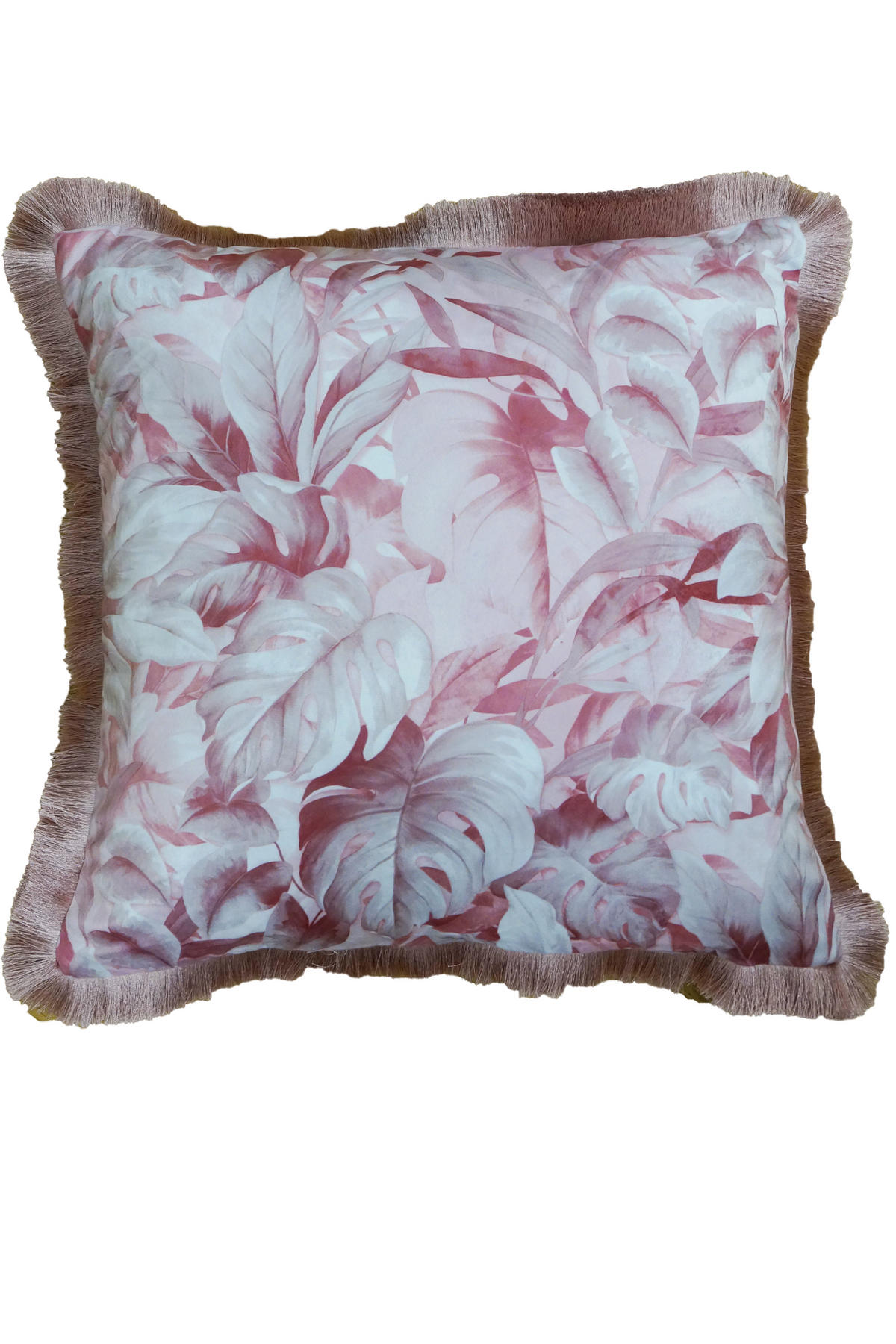 KUDDFODRAL 45/45 cm  - vit/rosa, Design, textil (45/45cm)