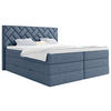 BOXSPRINGBETT 160/200 cm  in Dunkelblau  - Schwarz/Dunkelblau, Modern, Holzwerkstoff/Kunststoff (160/200cm) - MID.YOU