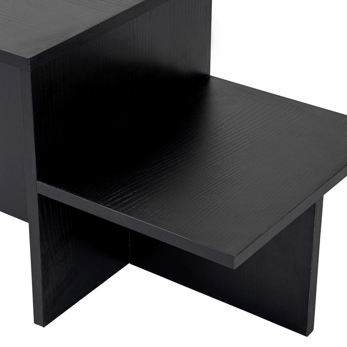 COUCHTISCH Schwarz  - Schwarz, Design, Holzwerkstoff (80/40/40cm) - MID.YOU