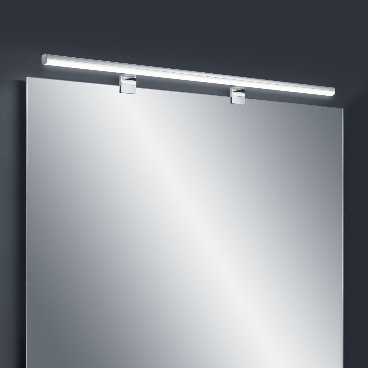 LED-WANDLEUCHTE 99/4/11 cm   - Chromfarben, Design, Kunststoff/Metall (99/4/11cm) - Helestra