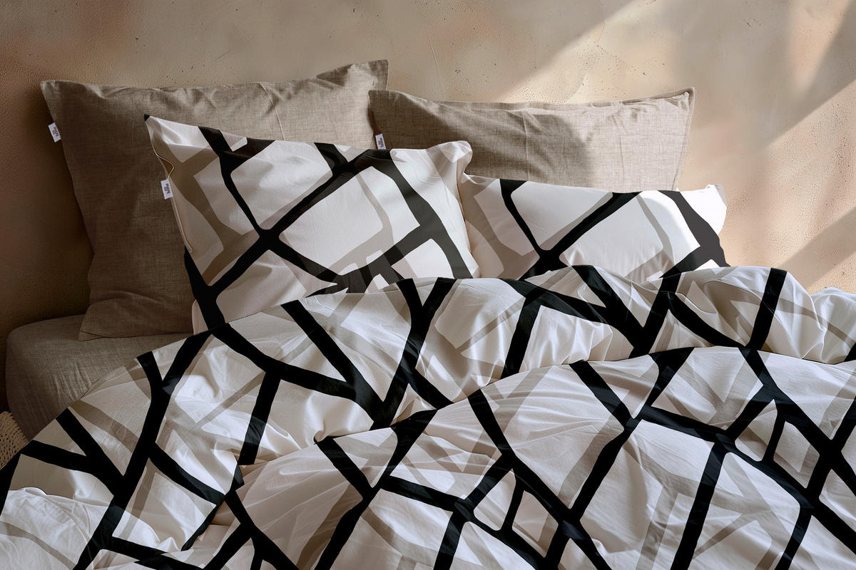 BETTWÄSCHE 2-teilig Serena Flanell 135/200 cm  - Grau, Basics, Textil (135/200cm)