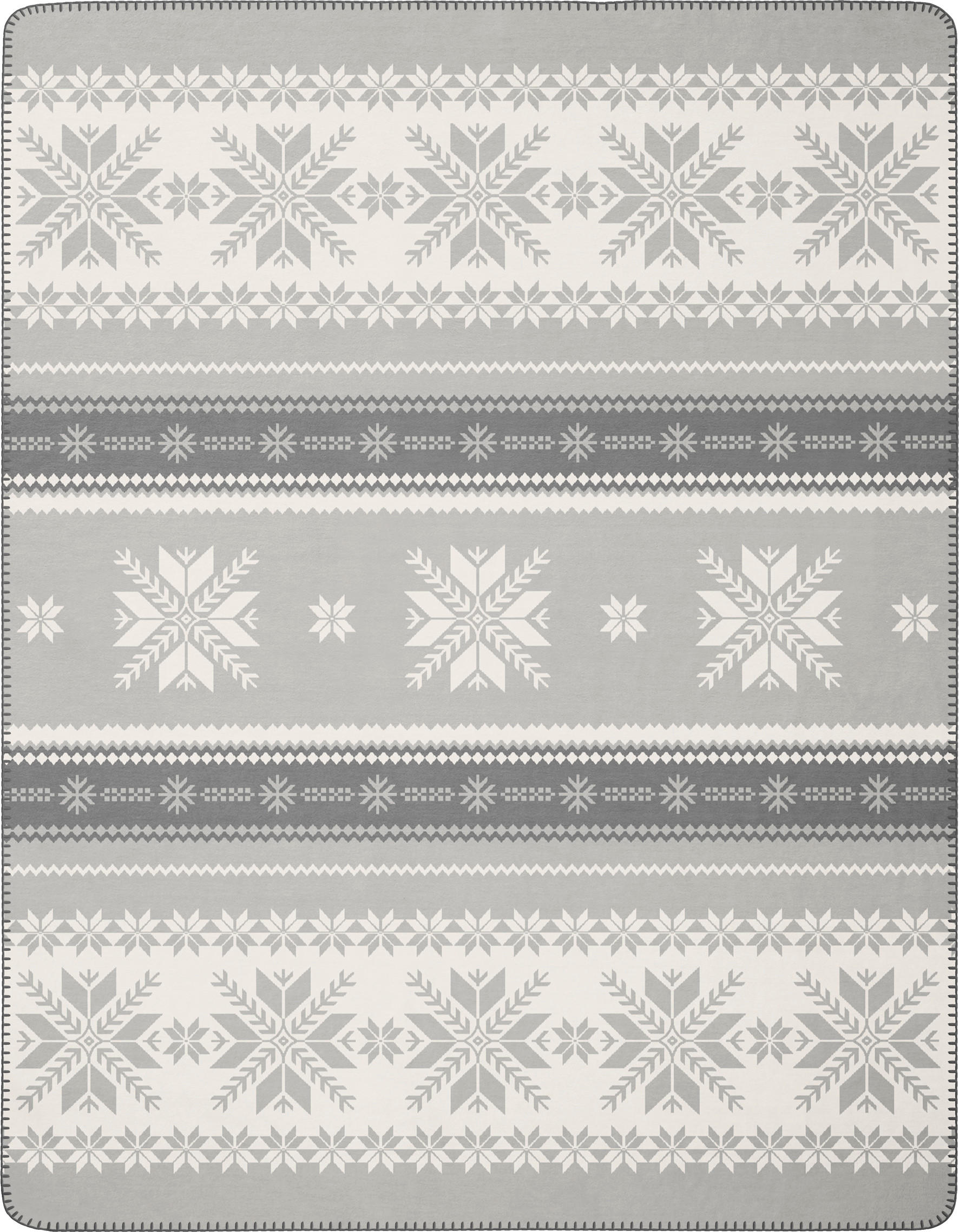 ODEJA  ALPINE  150/200 cm       svetlo siva  - svetlo siva, Basics, umetna masa/tekstil (150/200cm)