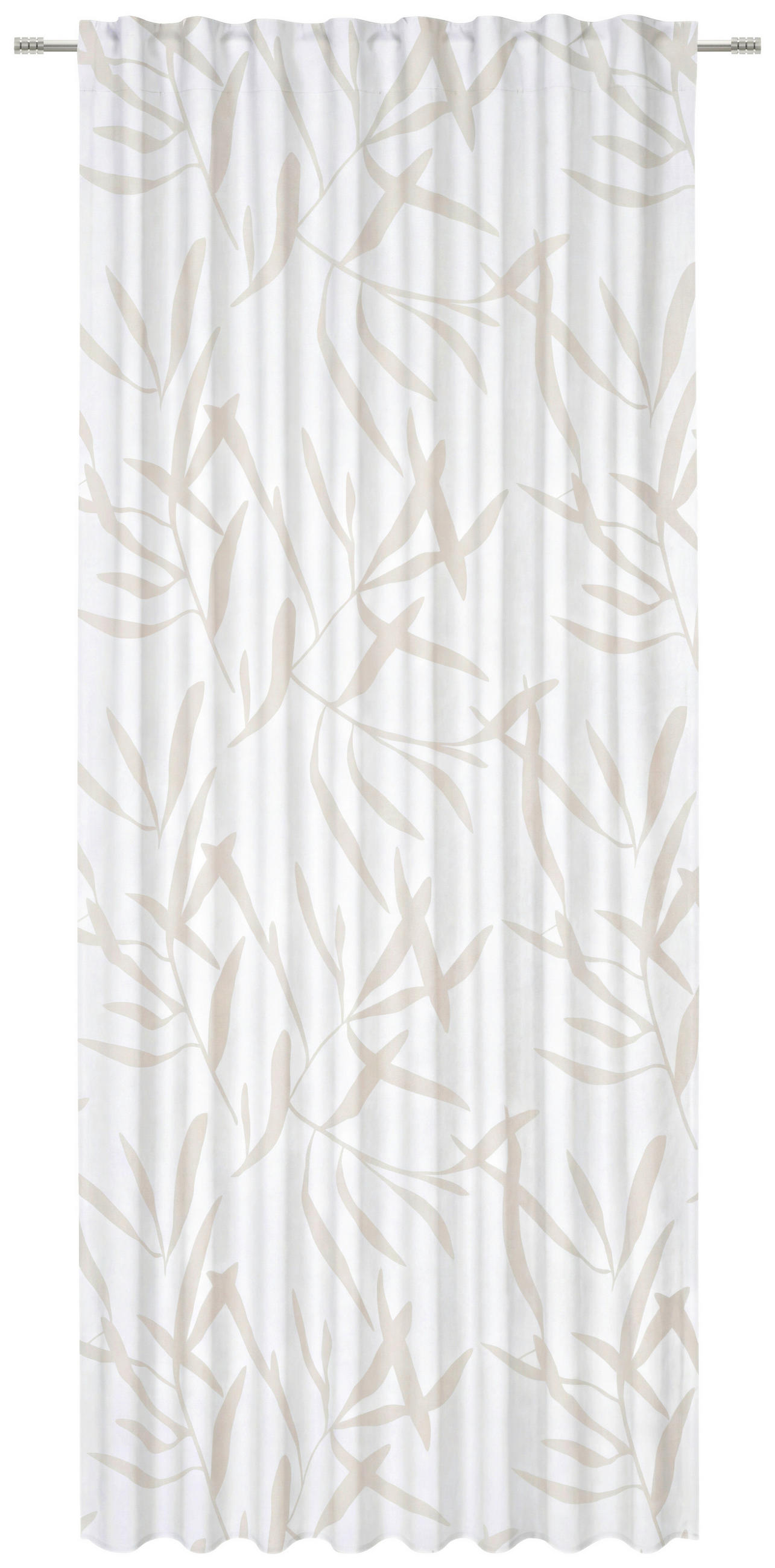 FERTIGVORHANG  halbtransparent   140/255 cm  - Grau, KONVENTIONELL, Textil (140/255cm) - Bio:Vio