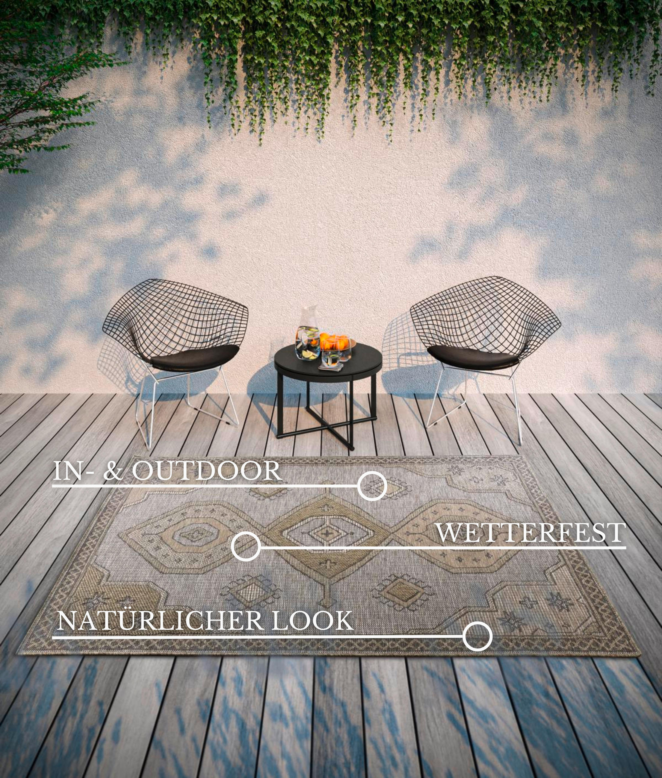 OUTDOORTEPPICH 190/290 cm Kollektion 1836 Hellbraun  - Hellbraun, Design, Kunststoff (190/290cm) - Villeroy & Boch
