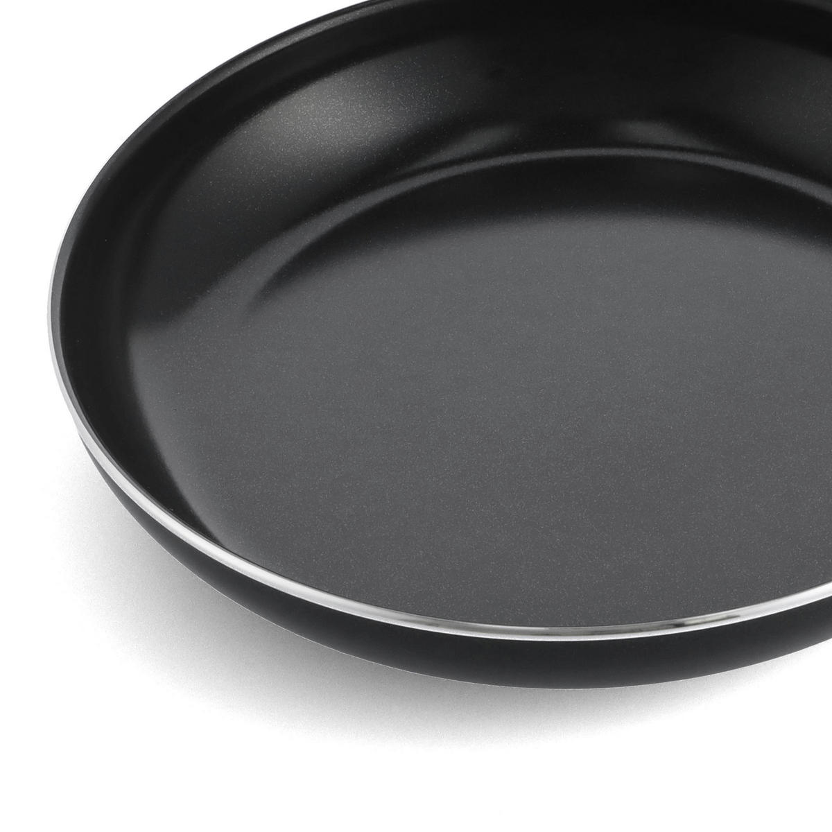 PFANNENSET Savory Aluminium 2-teilig  - Schwarz, Basics, Kunststoff/Metall (20cm//28cmcm)