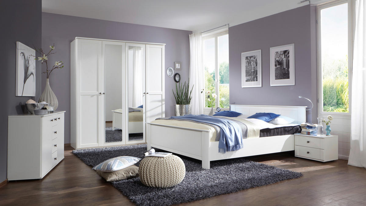 SIDEBOARD  130/83/41 cm 4 Schublade(n)  - Schwarz/Weiß, KONVENTIONELL, Holzwerkstoff/Kunststoff (130/83/41cm) - Boxxx