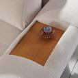 ECKSOFA in Webstoff Dunkelbraun  - Eichefarben/Dunkelbraun, Design, Holz/Textil (175/282cm) - Carryhome