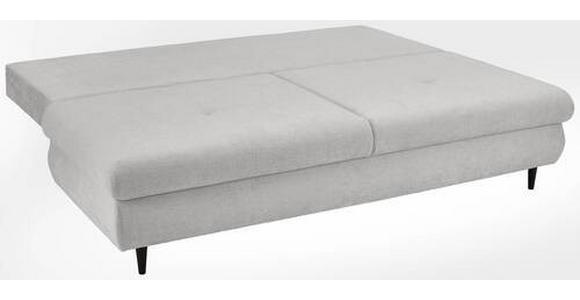 SCHLAFSOFA mit Liegefunktion, Rücken echt Chenille Weiß - Schwarz/Weiß, KONVENTIONELL, Holz/Textil (212/97/105cm) - Carryhome