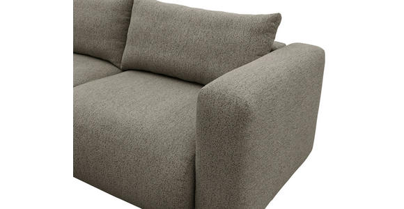 SCHLAFSOFA Flachgewebe Braun  inkl.  - Schwarz/Braun, MODERN, Kunststoff/Textil (248/94/109cm) - Carryhome