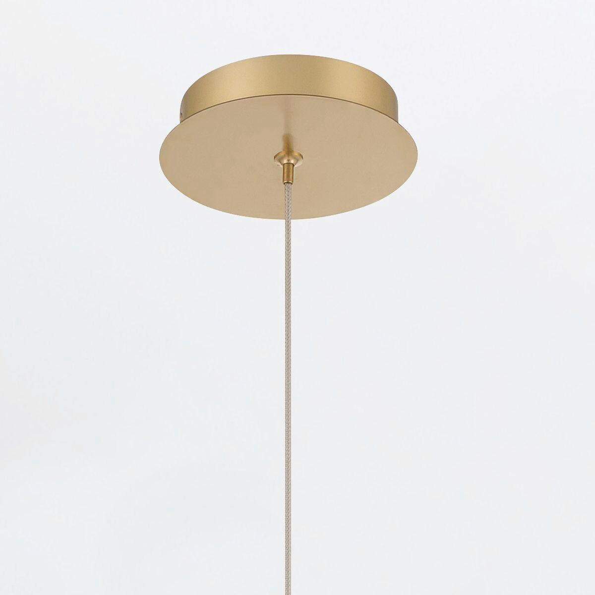 PENDELLEUCHTE Eurofase 15,2/272 cm   - Goldfarben, KONVENTIONELL, Glas/Metall (15,2/272cm) - Elstead Lighting