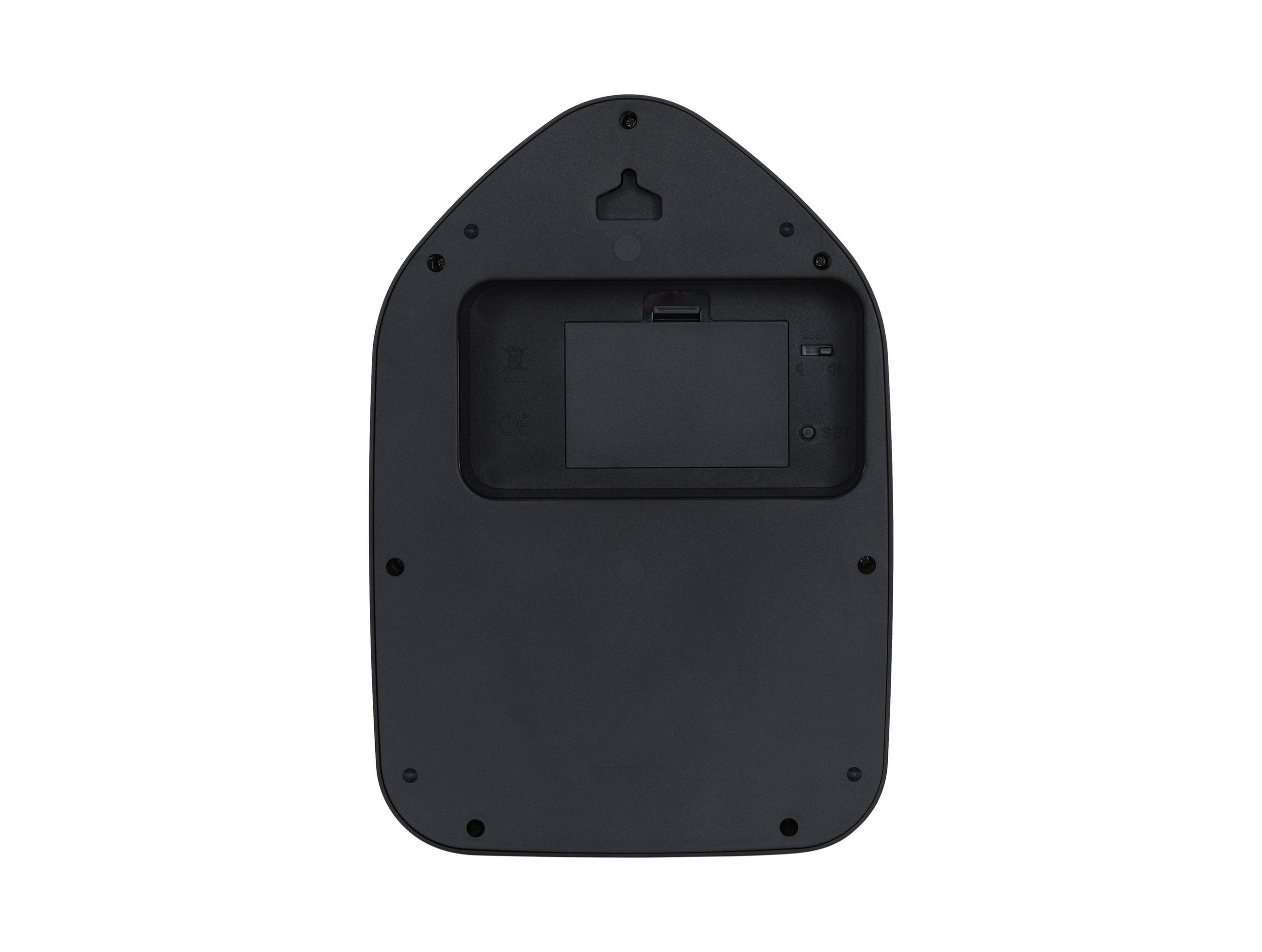 WANDUHR Modern Doggy Schwarz  - Schwarz, Basics, Kunststoff (20/29.1cm) - Karlsson