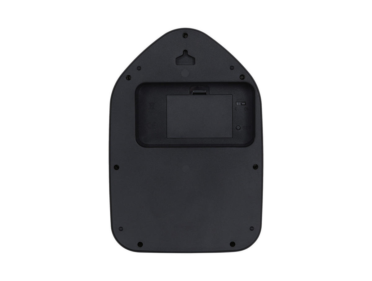 WANDUHR  Schwarz  - Schwarz, Basics, Kunststoff (20/29.1cm) - Karlsson