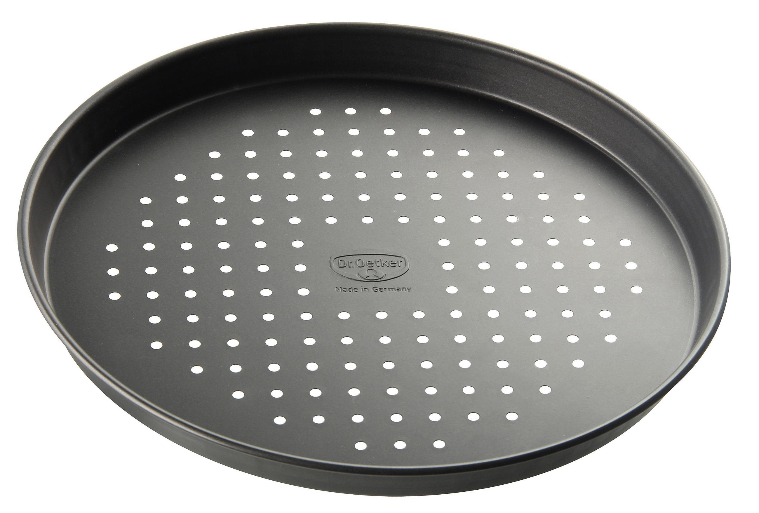 PIZZABLECH - Schwarz, Basics, Metall (28cm) - Dr.Oetker