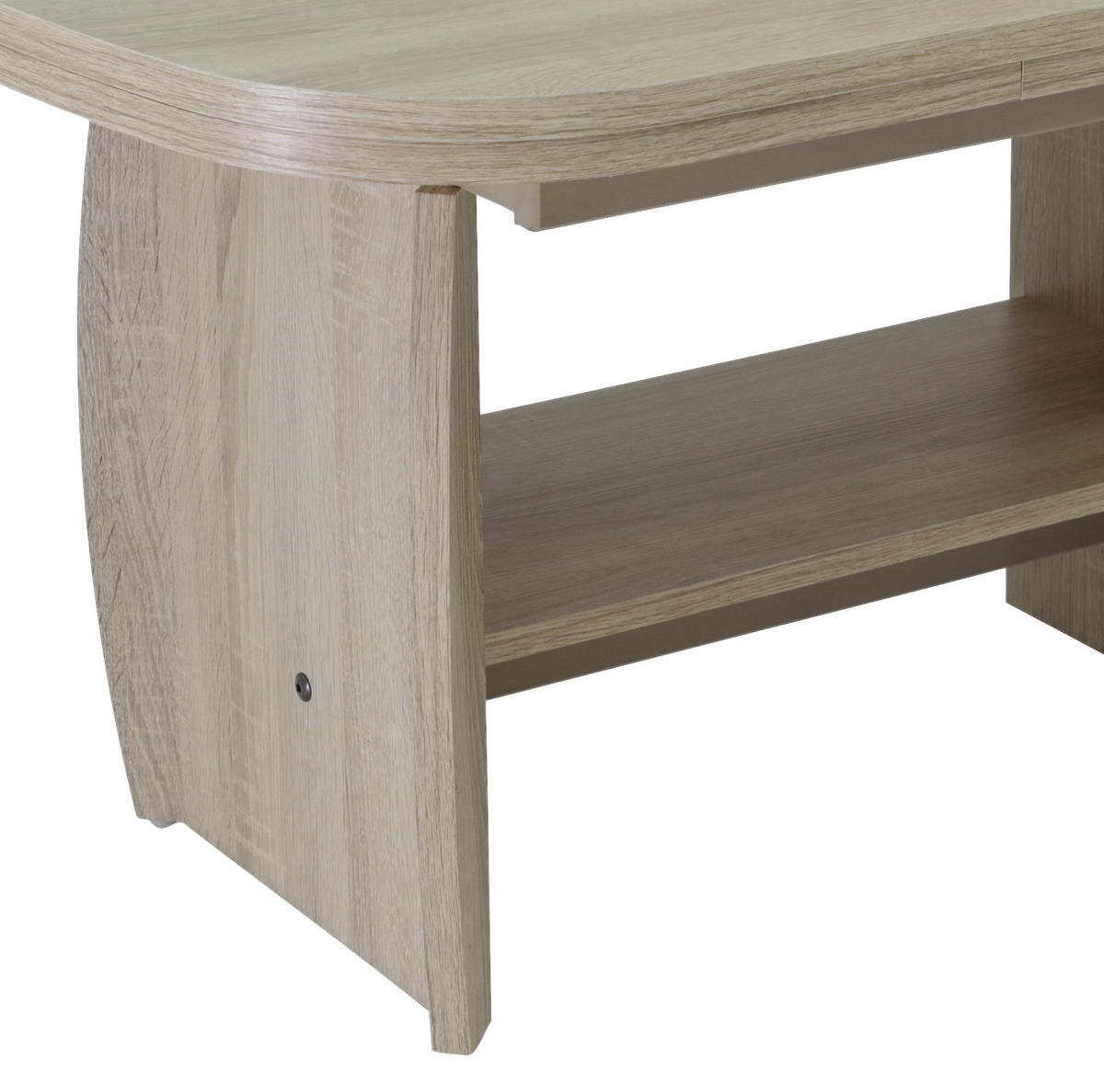 COUCHTISCH oval Sonoma Eiche  - Sonoma Eiche, Basics, Holzwerkstoff (90/68/52cm) - MID.YOU