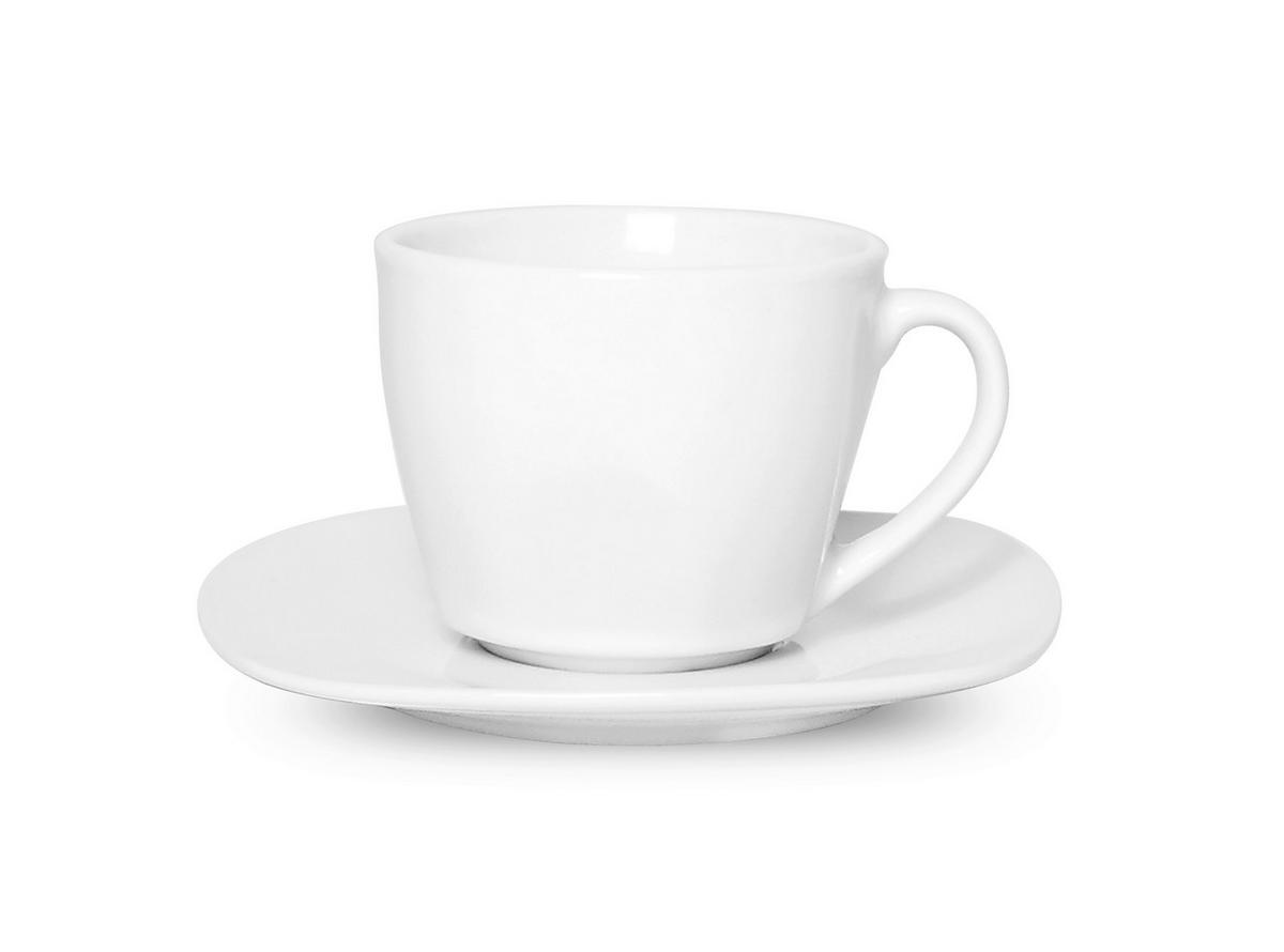 TASSENSET 12-teilig  - Weiss, Konventionell, Keramik - Novel